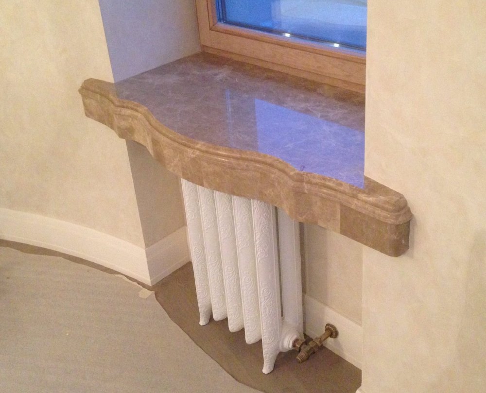 Подоконники из травертина