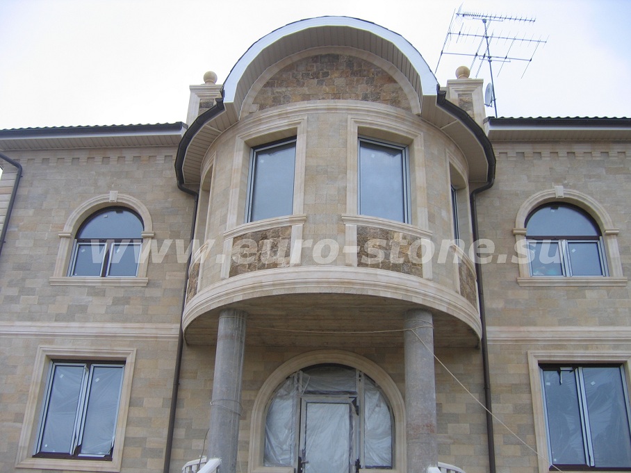 Ракушечник для облицовки фасада