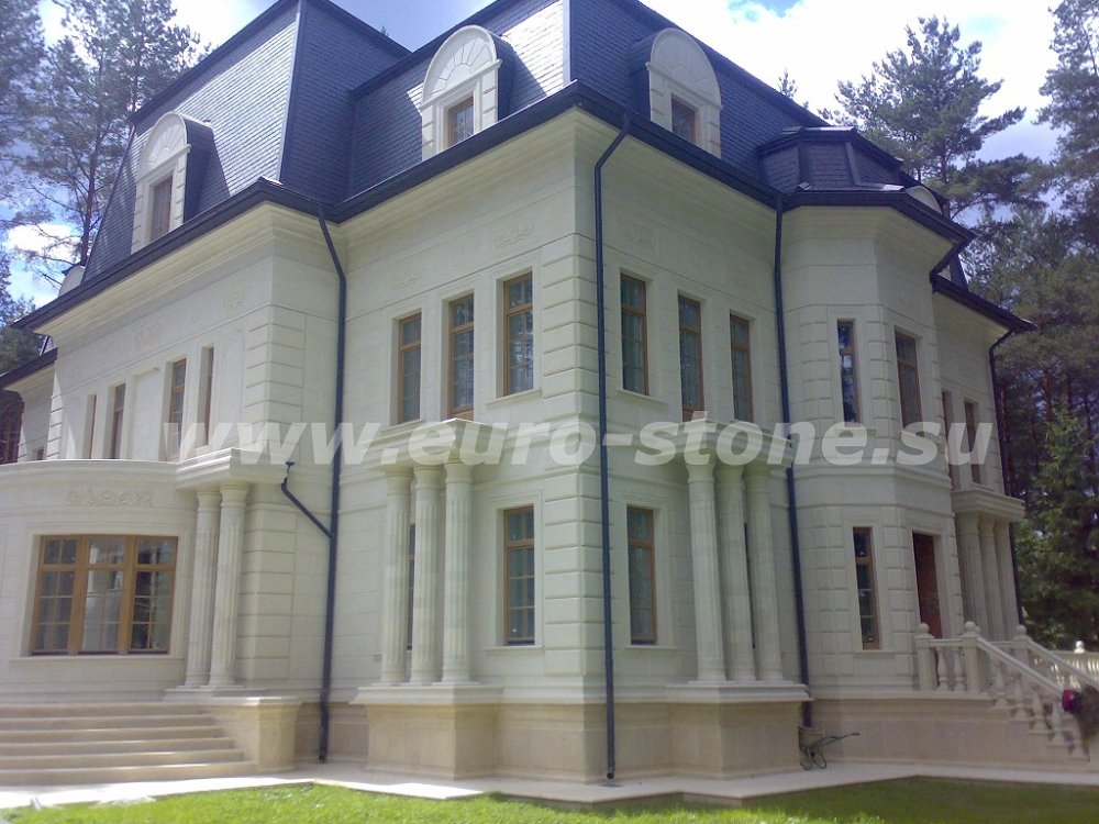 Фасады из известняка