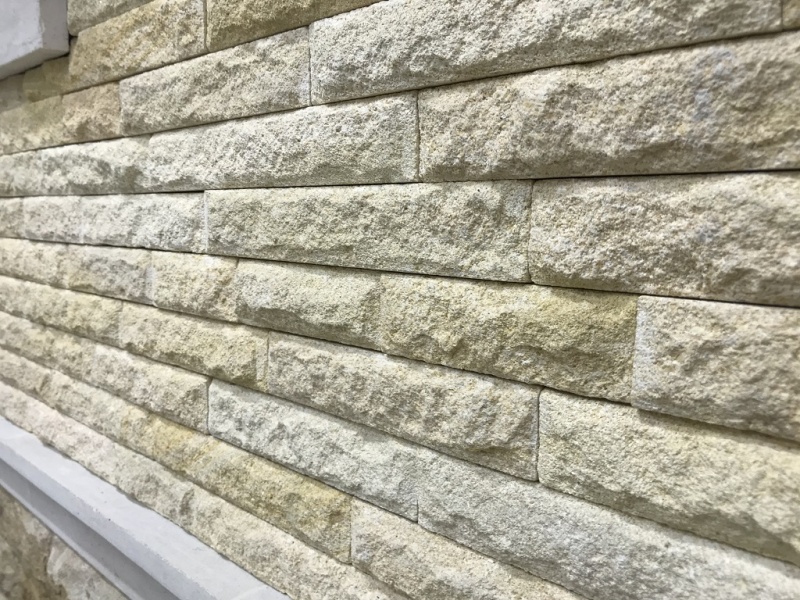 Песчаник колотый бежевый "лапша"