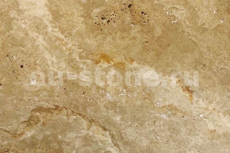 Травертин шлифованный незаполненный