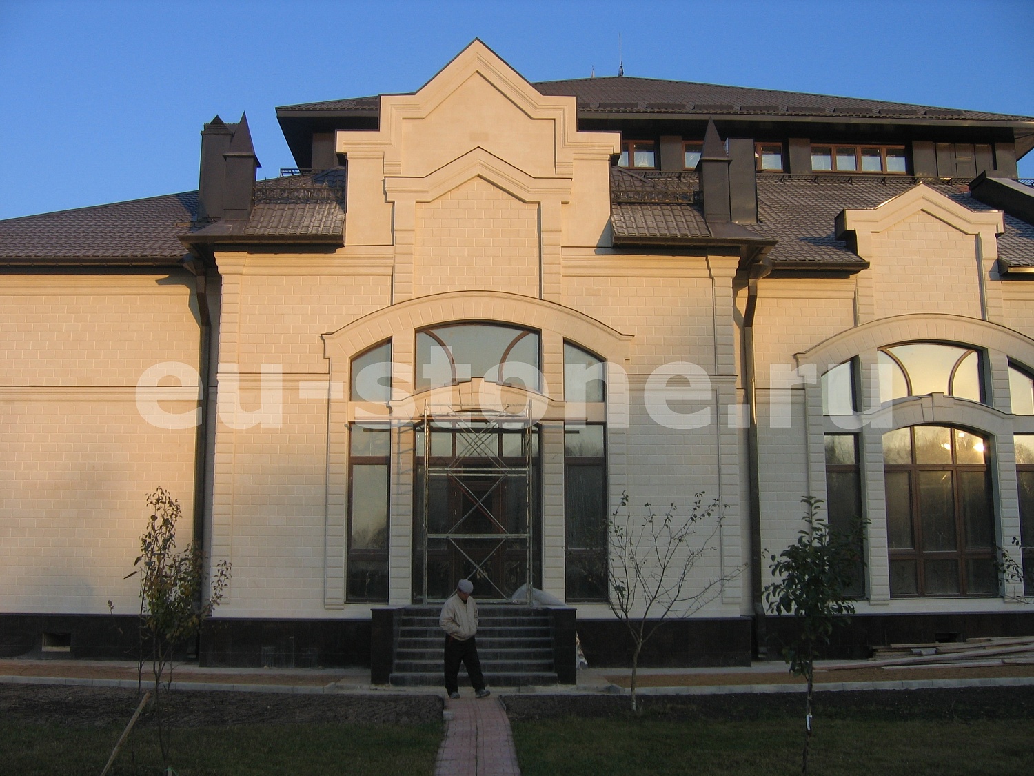 Отделка дагестанским камнем